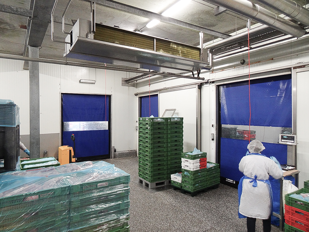 快速卷簾門食品行業專用進口快速卷簾門